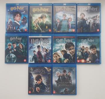 Blu-Ray: 8x Harry Potter en 2x Fantastic Beasts  beschikbaar voor biedingen