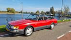 Saab 900 2.0 T16 Turbo Cabrio U9 1991 Rood, Voorwielaandrijving, 1321 kg, Beige, 4 cilinders