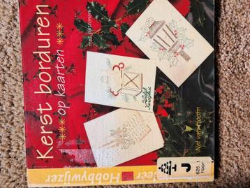 Kerst borduren op kaarteni beschikbaar voor biedingen