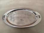 Verzilverde serveerschaal Jugendstil, Art Deco, Antiek en Kunst, Ophalen of Verzenden