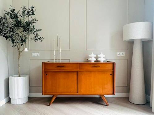 ~ Vintage retro dressoir lowboard kast tv-meubel jaren ‘60 ~, Huis en Inrichting, Kasten | Dressoirs, Zo goed als nieuw, 25 tot 50 cm