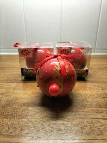 Zeer mooie nieuwe decoratie kerstballen met verlichting . beschikbaar voor biedingen