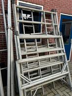 TE KOOP ALUMINIUM ROLSTEIGER, Doe-het-zelf en Verbouw, Steigers, Ophalen, Gebruikt, Rolsteiger of Kamersteiger, 5 meter of hoger
