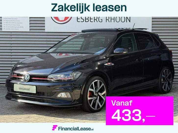 Volkswagen Polo 2.0 TSI GTI SCHUIFDAK,BRESCIABEATS, Auto's, Volkswagen, Bedrijf, Lease, Financial lease, Polo, ABS, Achteruitrijcamera