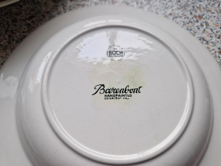Diepe Borden Boch Boerenbont, Huis en Inrichting, Keuken | Servies, Gebruikt, Bord(en), Boerenbont, Aardewerk, Ophalen