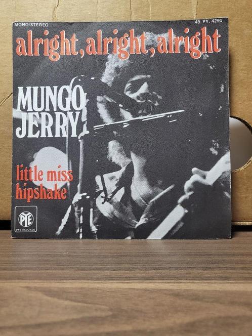 Mungo Jerry - Alright,alright,alright, Cd's en Dvd's, Vinyl Singles, Gebruikt, Single, Pop, 7 inch, Ophalen of Verzenden