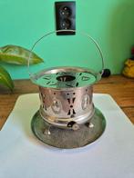 Oud theelichtwarmhouder op olie., Ophalen of Verzenden