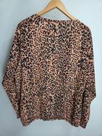 Norah Panterprint Blouse - Maat 44, Bruin, Norah, Maat 42/44 (L), Onbekend