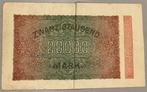 Bankbiljet Reichsbanknote 20000 Mark '23, Postzegels en Munten, Ophalen of Verzenden, Bankbiljetten, Buitenland