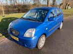 Kia Picanto 1.0 2006 Blauw met 1jr APK, Auto's, Voorwielaandrijving, Stof, 836 kg, 61 pk