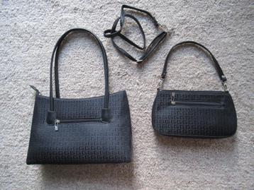 DAMESTASSEN 2 stuks zwart nieuw zie beschrijving 32x22 cm beschikbaar voor biedingen