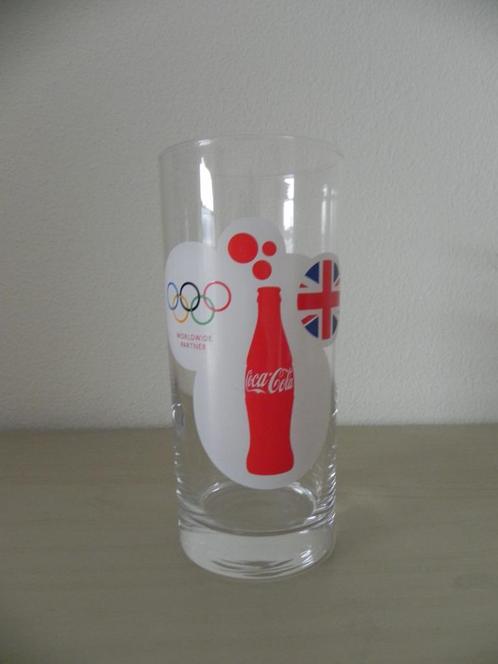 Coca Cola glas Olympische Spelen Londen 2012, Verzamelen, Merken en Reclamevoorwerpen, Zo goed als nieuw, Gebruiksvoorwerp, Ophalen