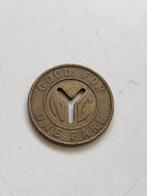 Token Good for one fare New York City Transit Authority big, Ophalen of Verzenden, Overige materialen, Buitenland