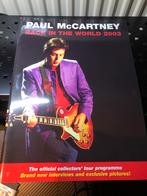 Paul McCartney Back in the World Tour 2003 Programma, Boeken, Ophalen of Verzenden, Zo goed als nieuw, Catalogus