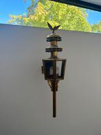 Antieke Koperen Stallantaarn 60cm Hoogte, Ophalen of Verzenden