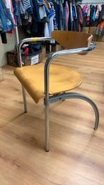 4 delling Set stoelen antieke industrieel kantoor stoelen, Ophalen of Verzenden, Zo goed als nieuw