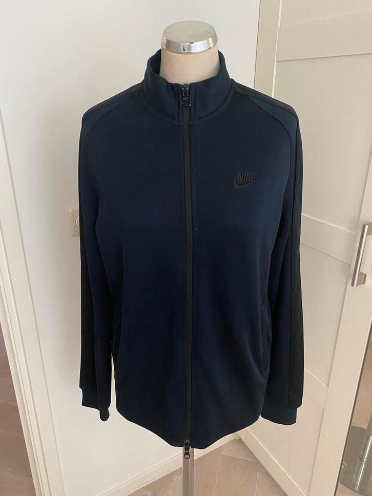 Nike Trainingsjack - Maat M - Blauw, Kleding | Heren, Jassen | Zomer, Zo goed als nieuw, Maat 48/50 (M), Blauw, Ophalen of Verzenden