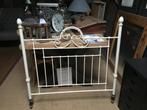 Frans ijzeren bed, Ophalen, Landelijk romantisch, 190 cm of minder, Zo goed als nieuw