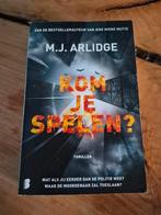 Mj Arlidge kom je spelen, Boeken, Thrillers, Ophalen of Verzenden, Gelezen