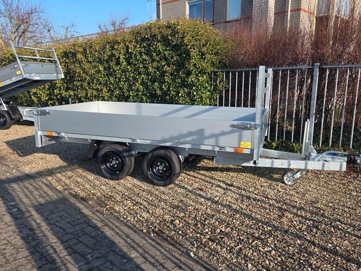 Syma Plateauwagen 2000kg L3.10m,Voorrek,Achterl.Beschermers, Auto diversen, Aanhangers en Bagagewagens, Nieuw, Ophalen