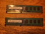 2gb RAM geheugen 2x, Computers en Software, RAM geheugen, Ophalen of Verzenden, Gebruikt, DDR3, Desktop