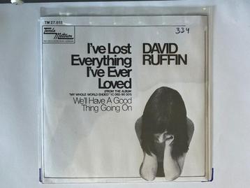 DAVID RUFFIN: I'VE LOST EVERYTHING I'VE EVER LOVED VG beschikbaar voor biedingen