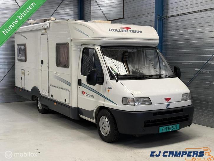 Fiat RollerTeam CORFU' 235 2.8 motor!, Caravans en Kamperen, Campers, Bedrijf, Half-integraal, Overige merken, Diesel, Handgeschakeld
