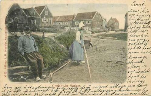 (301-074-019) Marken Gezicht op, Verzamelen, Ansichtkaarten | Nederland, Noord-Holland, Verzenden