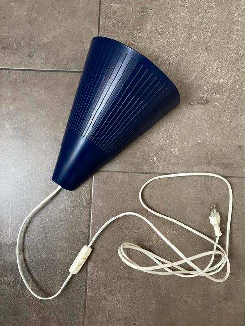 Vintage Ikea wandlamp - type v9811 blauw, Huis en Inrichting, Lampen | Wandlampen, Gebruikt, Metaal, Ophalen of Verzenden