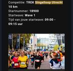 Startbewijs Singelloop Utrecht 10 km - wave 1, Eén persoon, Oktober