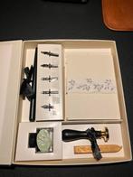 Kalligrafie set met briefverzegeling nieuw, Hobby en Vrije tijd, Ophalen of Verzenden, Nieuw, Overige thema's, Pons of Mal