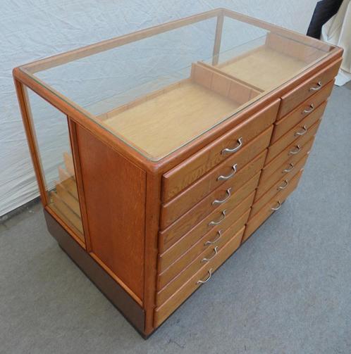 Prachtige toonbank vitrine ladekast winkelkast, Huis en Inrichting, Kasten | Ladekasten, Gebruikt, Minder dan 100 cm, 100 tot 150 cm