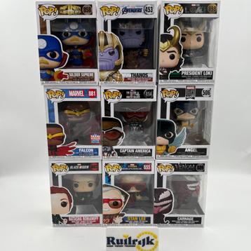 Funko Pop - Marvel Avengers Deadpool Venom Thor beschikbaar voor biedingen