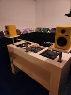 Complete Pioneer DJ set met meubel, speakers en Flightcase, Pioneer, Zo goed als nieuw, Ophalen, Dj-set