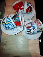 6 espresso kop en schotels van Illy, Huis en Inrichting, Keuken | Servies, Ophalen of Verzenden, Zo goed als nieuw, Overige stijlen