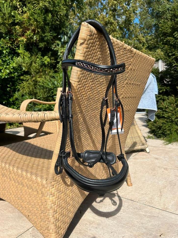 Nieuw full hoofdstel schockemohle incl. bijpassende teugels, Dieren en Toebehoren, Paarden en Pony's | Hoofdstellen en Tuigage