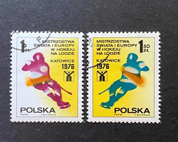 250. Polen mi serie 2439 - 2440 gestempeld / 1976  beschikbaar voor biedingen