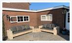 Steigerhout Loungebank Tuinset Terras Banken Tuin Meubelen, Nieuw, Bank, Loungeset, Steigerhout