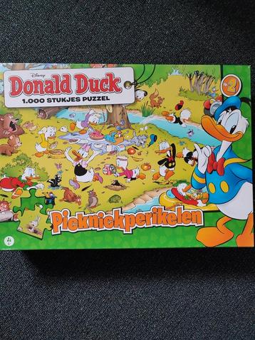 Donald Duck legpuzzel 1000 stukjes picknickperikelen