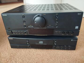 Philips FS 400 / 2 receiver en cd 400 cd speler zeldzaam beschikbaar voor biedingen