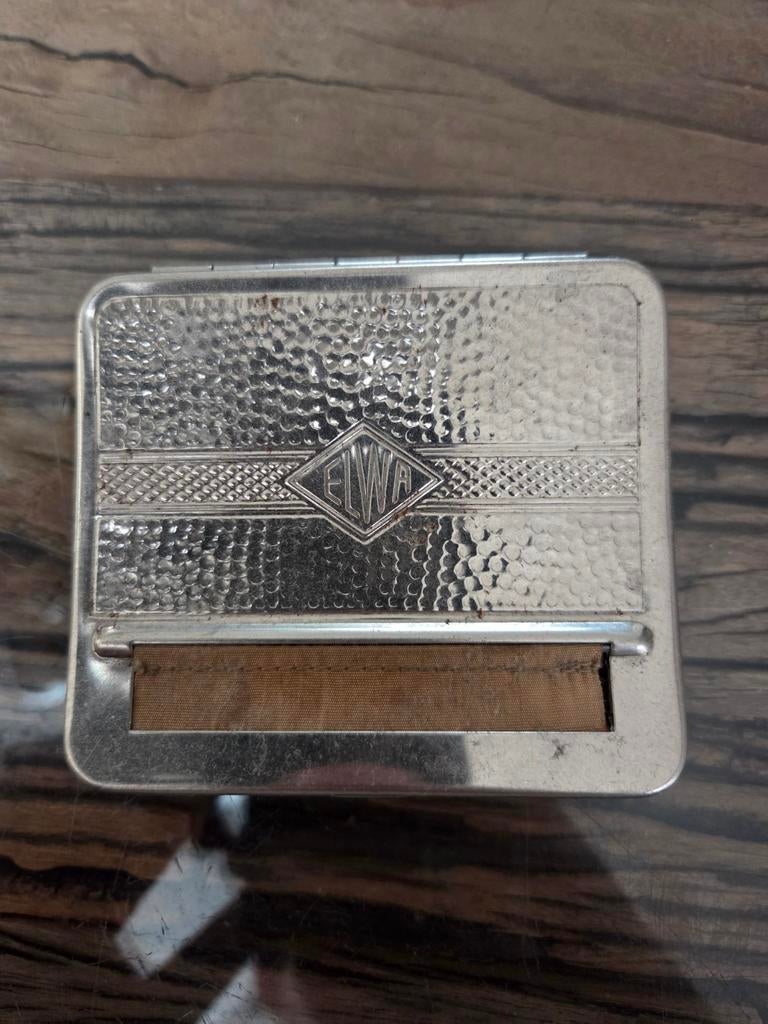 Elwa Sigarettenroller / Sigarettendoosje, Ophalen of Verzenden, Gebruikt, Tabaksdoos of Verpakking