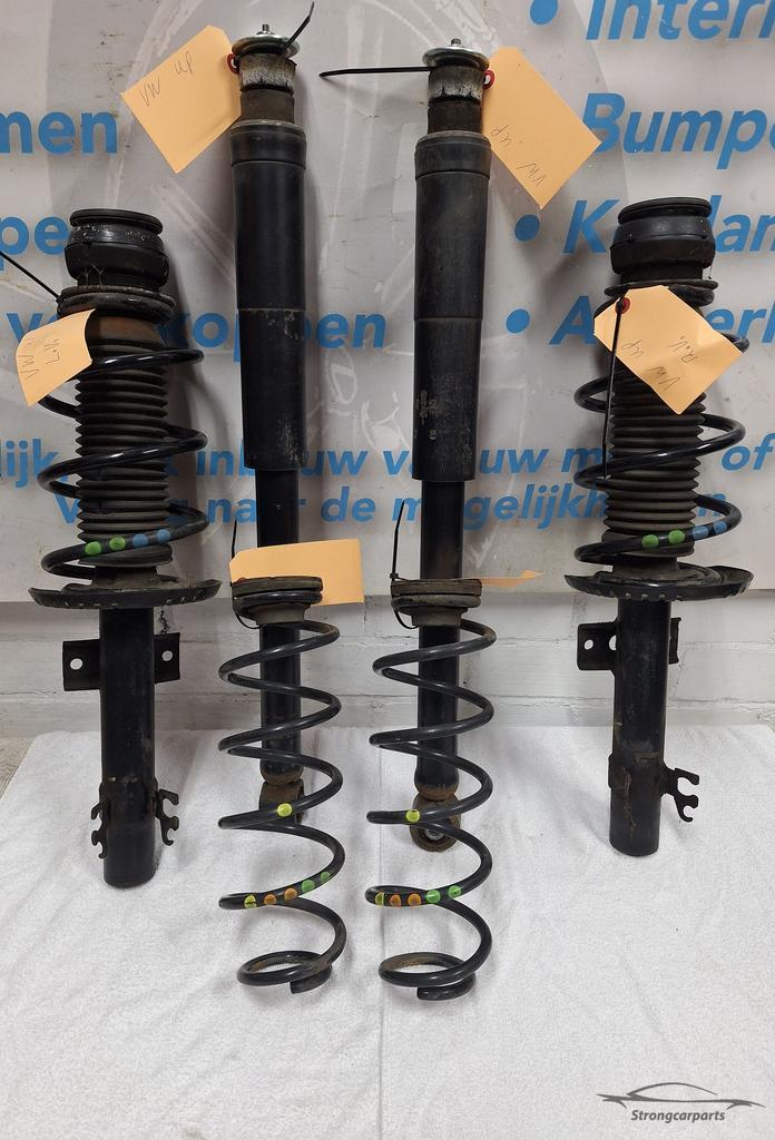 Schokdemper set voor en achter VW Up veerpoot L&R Schokdempe, Auto-onderdelen, Ophanging en Onderstel, Seat, Volkswagen, Skoda