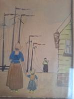 Schilderij Volendam of Edam, Ophalen of Verzenden