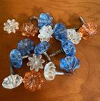 Glazen Bloem Kast-Decoratie knop., Antiek en Kunst, Ophalen of Verzenden