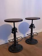 Barkrukken, Ophalen, In hoogte verstelbaar, 60 tot 90 cm, Zo goed als nieuw