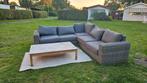 Loungeset in goede staat te koop *, Ophalen of Verzenden, Zo goed als nieuw, Wicker, Hocker