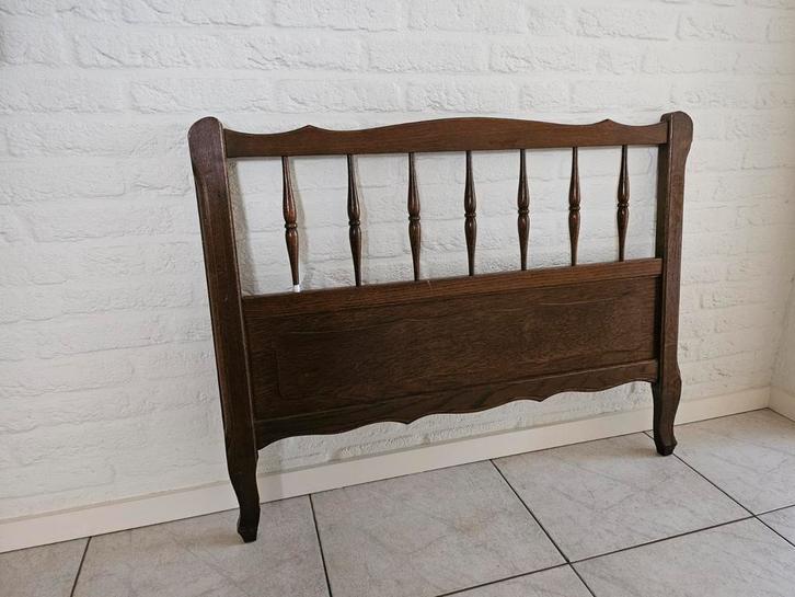 Gratis Nostalgisch Kinderbed 90x190 - Donkerbruin bed, Huis en Inrichting, Slaapkamer | Bedden, Gebruikt, Eenpersoons, 90 cm, 190 cm of minder
