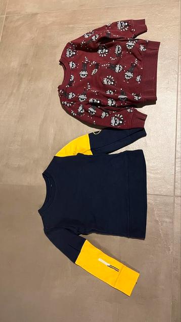 Twee truien sweaters jongen 98-104 Chaos and order, C&A beschikbaar voor biedingen