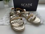 Scapa Gouden Sandalen -maat 38 zomersandalen!, Ophalen of Verzenden, Zo goed als nieuw, Geel, Sandalen of Muiltjes