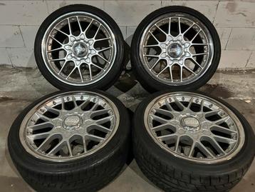 Originele 2-delige 18 inch BBS RS2 velgen voor Porsche 5x130 beschikbaar voor biedingen